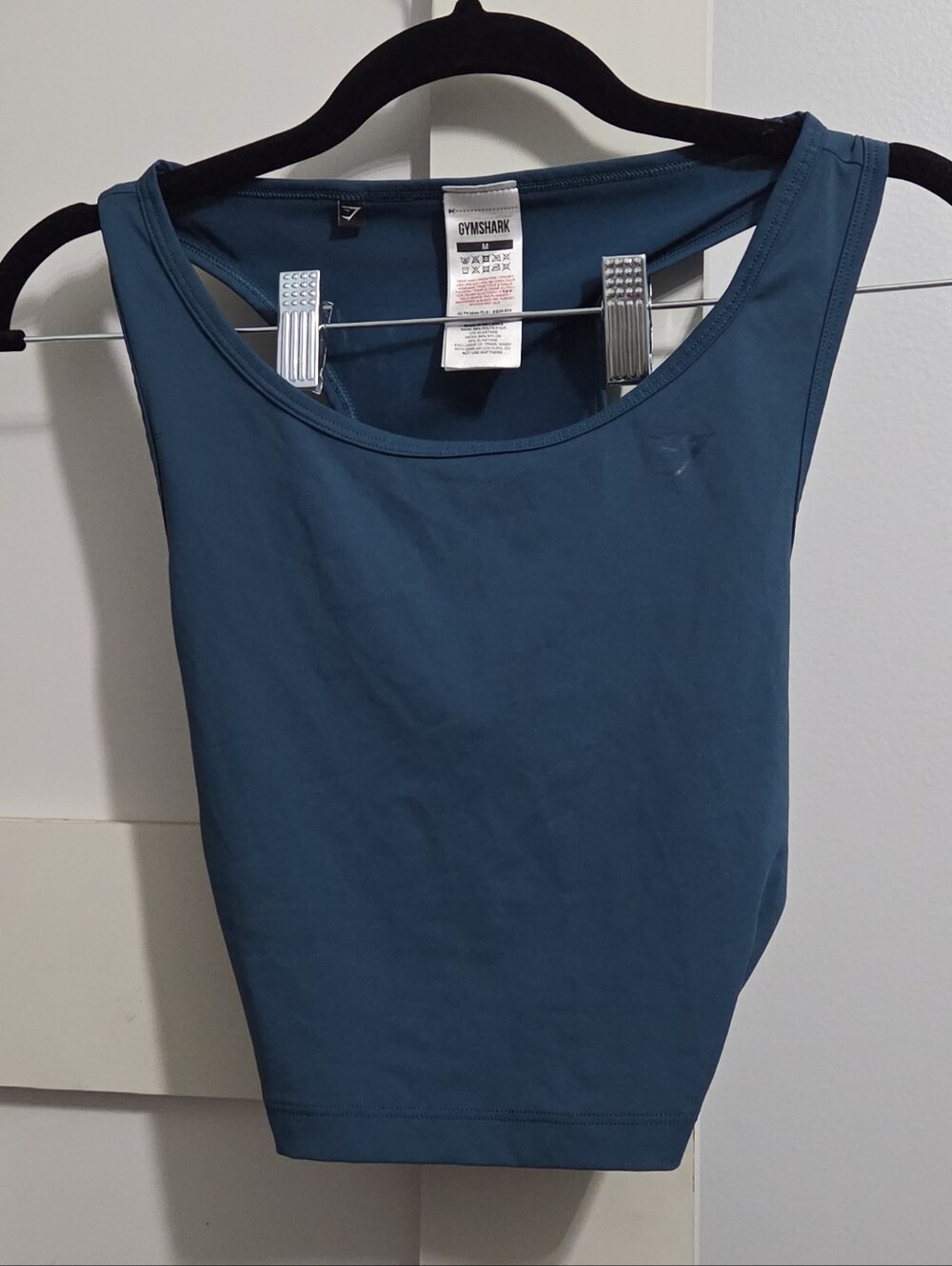 Gymshark Teal-Blue Scoop Neck Athletic Tank